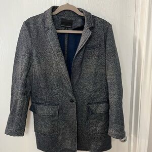 Banana Republic Heather Gray Women's Blazer